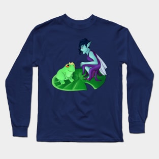 Frog Prince and Fairy Long Sleeve T-Shirt